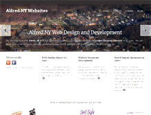 Tablet Screenshot of alfredwebsites.com